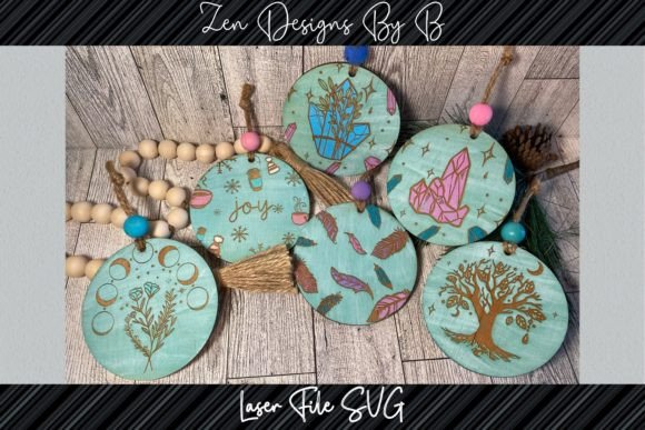 Download Boho Ornament Bundle Laser SVG - Ornament Collection