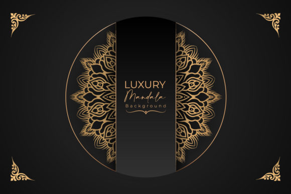 Download Luxury Gold Arabesque Pattern in Mandala - Pattern Collection