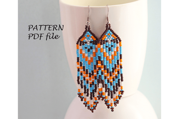 Download Native Style Fringe Earrings Pattern - Pattern Collection