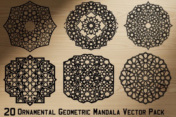 Download Ornamental Geometric Mandala Vector Pack - Geometric mandala Collection
