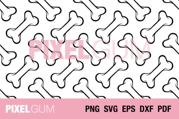 Download Seamless Dog Bone Treat Vector Pattern - Pattern Collection