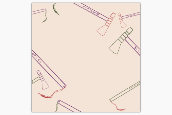 Download Line Native America Tomahawk Axe Pattern - Pattern Collection
