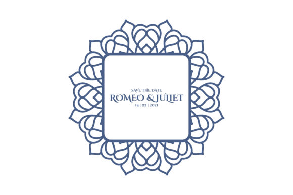 Download Mandala Ornament Save the Date - Ornament Collection