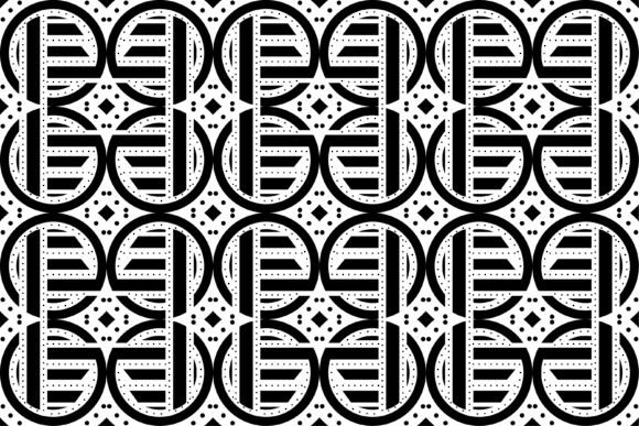 Download Black White Circle Pattern - Pattern Collection