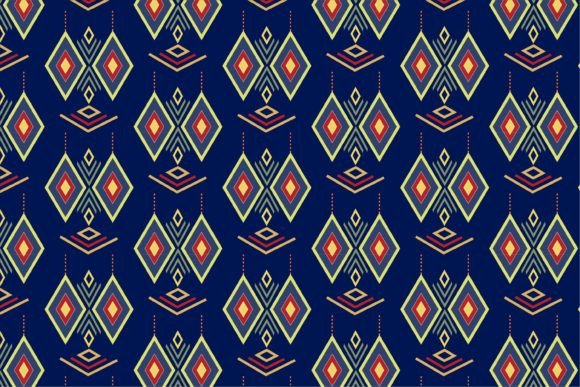 Download Seamless Ikat Ethnic Pattern - Pattern Collection