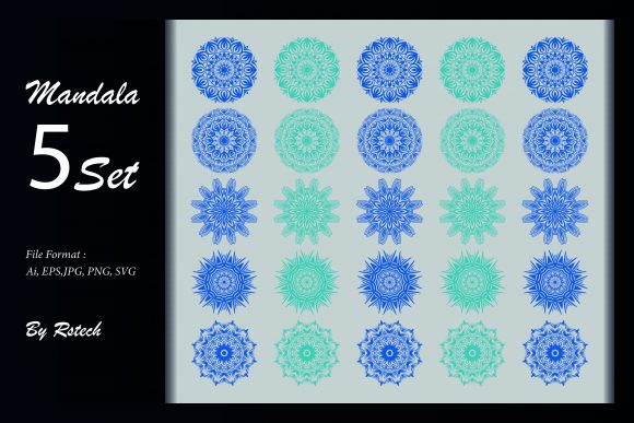 Download Mandala Ornamental Background Set - Ornament Collection