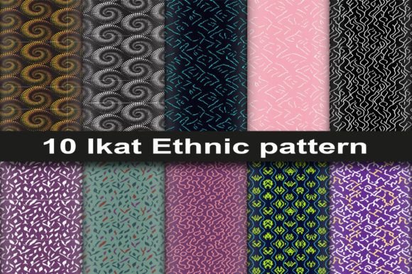 Download Ikat Ethnic Pattern - Pattern Collection