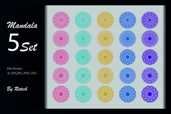 Download Mandala Ornamental Background Set - Ornament Collection