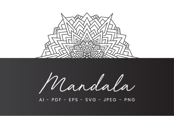 Download Geometric Mandala Coloring Page - Premium Bundle