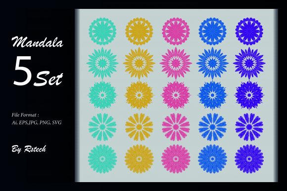 Download Mandala Ornamental Background Set - Ornament Collection