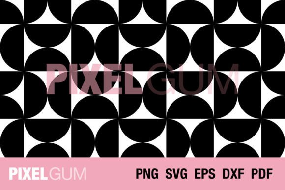 Download Seamless Half Circle Vector Pattern - Pattern Collection