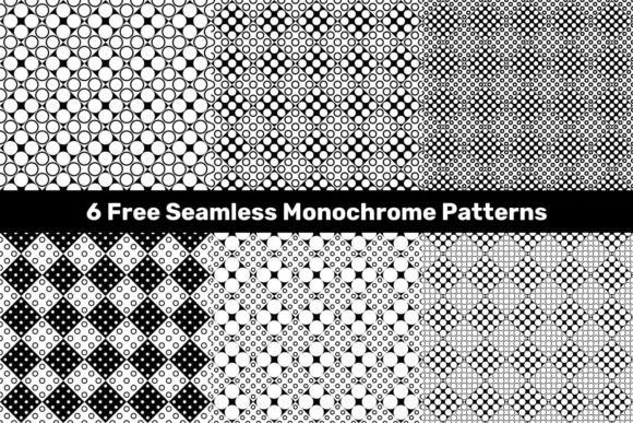 Download 6 Free Seamless Circle Patterns - Pattern Collection
