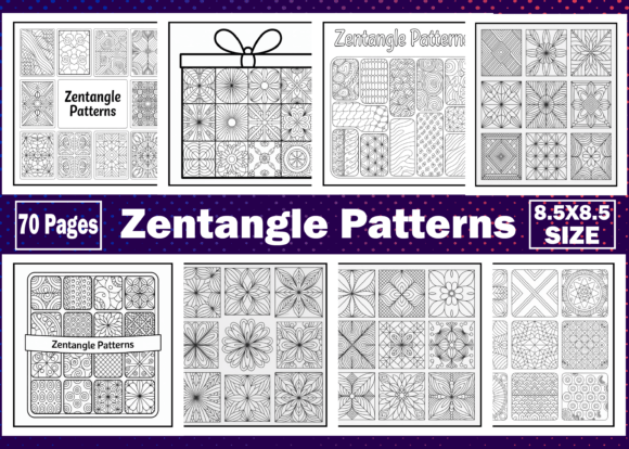 Download Zentangle Patterns Adults Coloring Book - Pattern Collection