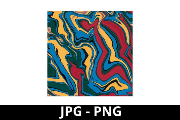 Download Red Blue Yellow Green Marble Pattern - Pattern Collection