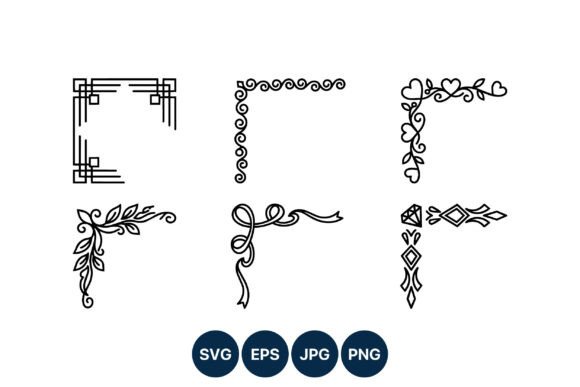 Download Ornamental Corner Border Art - Ornament Collection