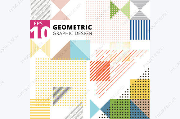 Download Abstract Multicolor Geometric Pattern - Pattern Collection