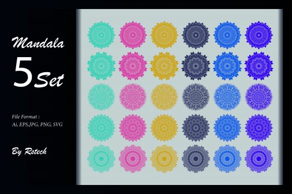 Download Mandala Ornamental Background Set - Ornament Collection