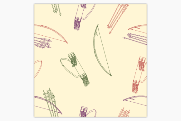 Download Outline Native American Archery Pattern - Pattern Collection