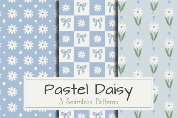 Download Pastel Daisy Seamless Patterns - Pattern Collection