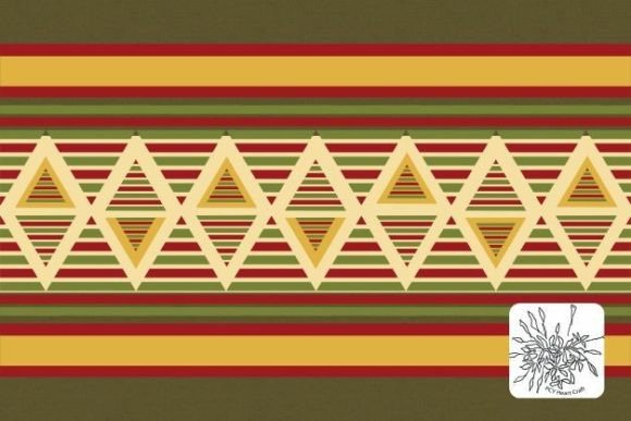 Download Geometric  Vintage Ikat Pattern - Pattern Collection