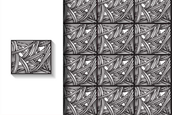 Download Abstract Curve Line Black Pattern - Pattern Collection