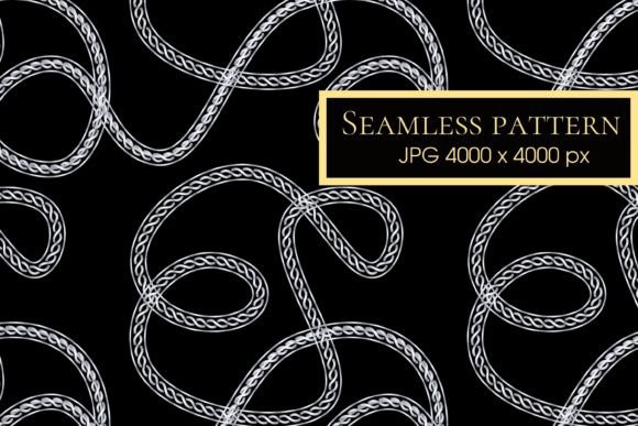 Download Bohemian Pattern with Silver Chains - Pattern Collection
