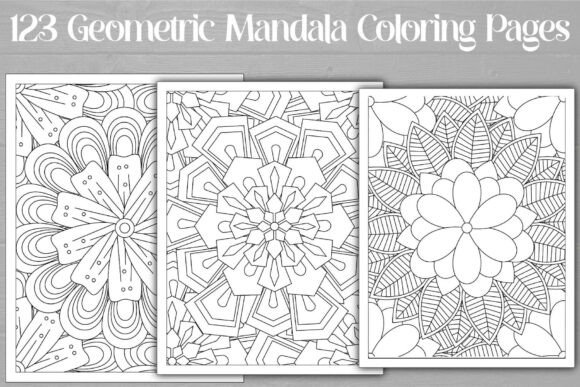 Download Geometric Mandala Coloring Pages - Geometric mandala Collection