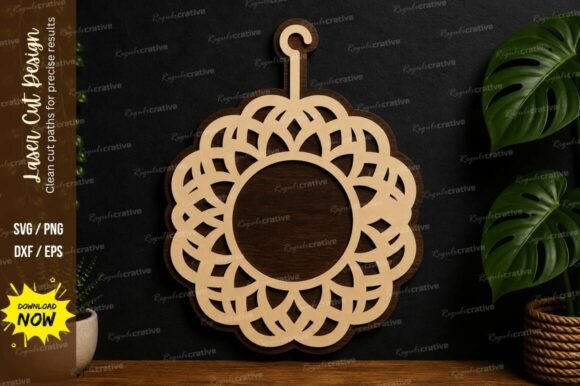 Download Floral Mandala Ornament Laser Cut Svg - Ornament Collection