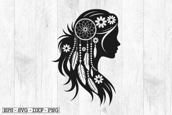 Download American Indian Girl Svg, Feather Svg - India Collection